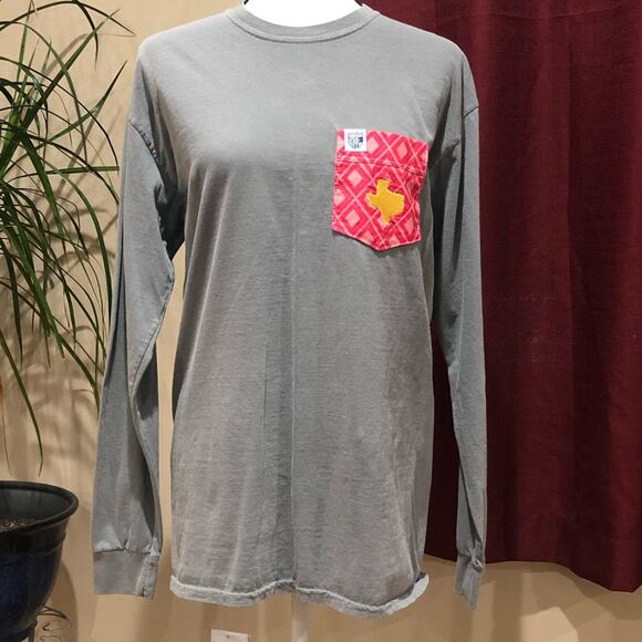 Frocket Gray Long Sleeve Oversized T Shirt size M - Picture 1 of 5
